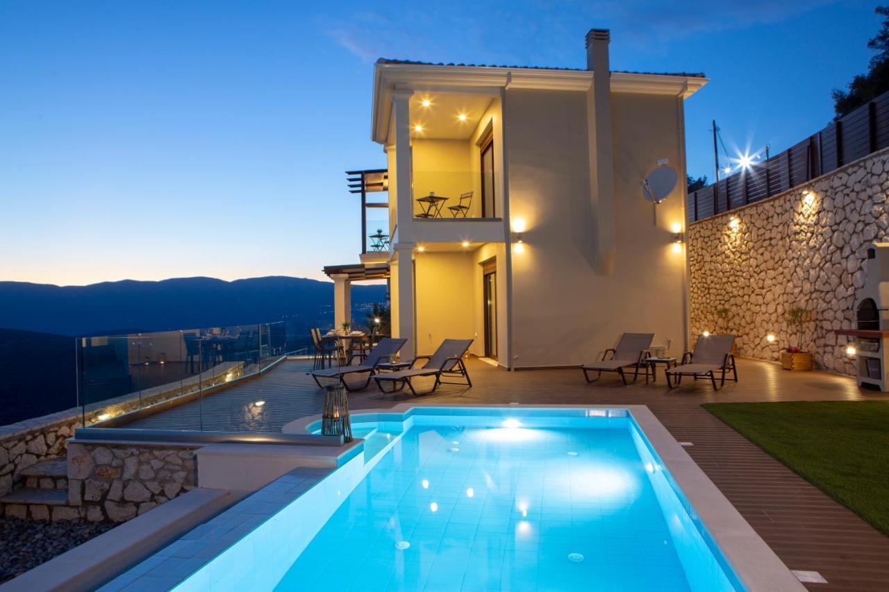 Evgiros Heavenly Heights Villas By Kb Hospitality מראה חיצוני תמונה