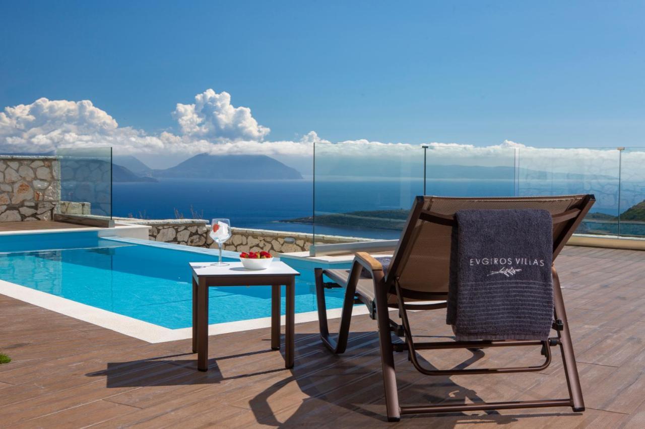 Evgiros Heavenly Heights Villas By Kb Hospitality מראה חיצוני תמונה