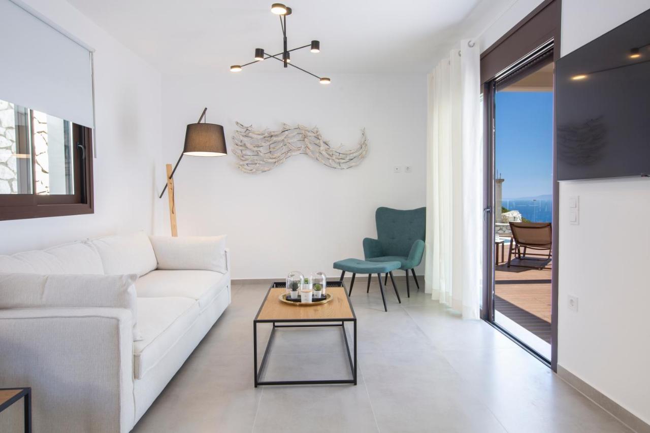 Evgiros Heavenly Heights Villas By Kb Hospitality מראה חיצוני תמונה