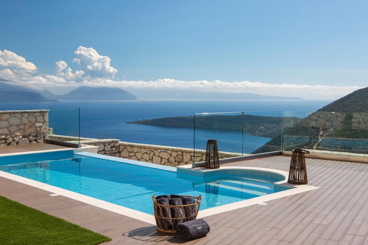 Evgiros Heavenly Heights Villas By Kb Hospitality מראה חיצוני תמונה